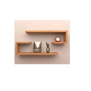 wooden flower vase decorative top selling garment rack storage shelf Acacia Wood wall mounted rack at cheap price