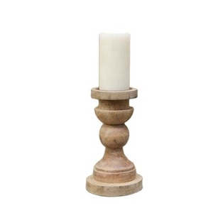 Wood candle stand tealight holder factory price wedding tea light wooden candle holder for home decorative