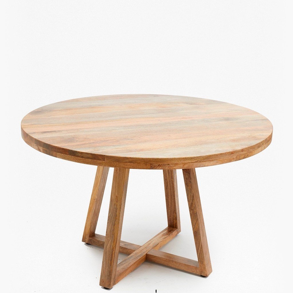 New Style Wood Round Dining Table for home and restaurant best polished wooden round table customized sale