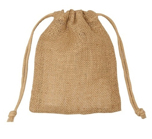 100% Nature Linen jute Gift Packing Bag Rope Handle Tote Shopping Bag for Parties Gift Packing Jute Bag