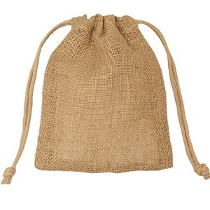 100% Nature Linen jute Gift Packing Bag Rope Handle Tote Shopping Bag for Parties Gift Packing Jute Bag