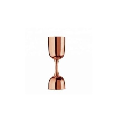 Copper Gold Cocktail Bar Jigger with handle Cocktail Shaker and Vodka Copper Jigger Measuring Shot Glass