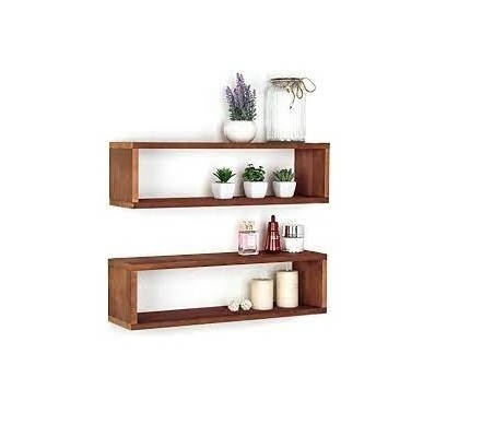 Wooden wall rack Shelf Wooden Wall Mounted Coat Rack Shelf Factory Customized Wholesale Wooden Flower Rack