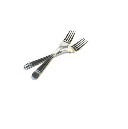 stainless steel fork dessert customized size flatware custom logo latest handle medium size steel fork