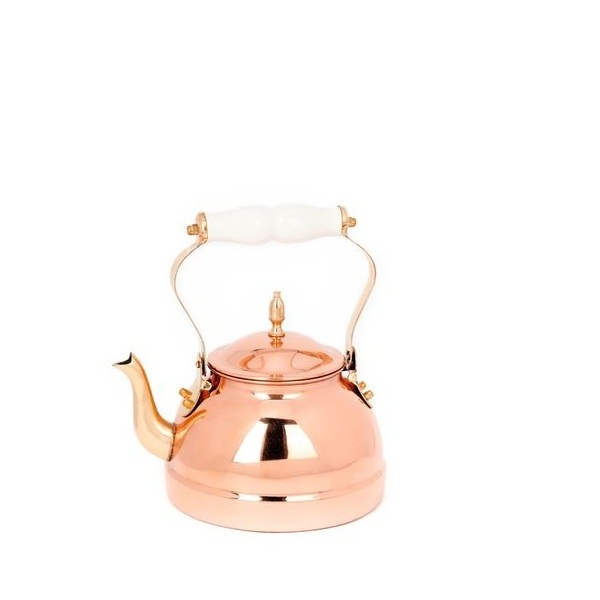 Best selling copper kettle and tea and coffee serving pot for restaurant and kitchen copper kettle for home use