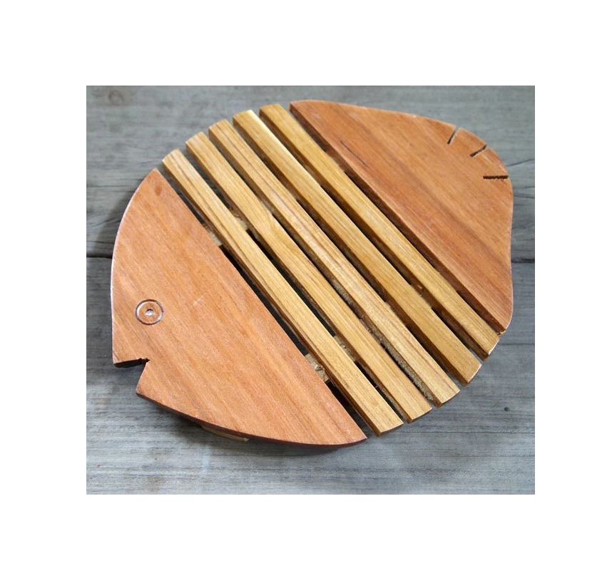 100% Natural Solid Acacia Wood Cooking Pot Trivet Garden Home Decoration Coffee Mug Cup Mats Trivets