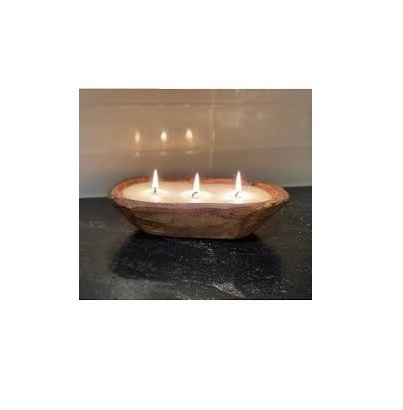 Natural wooden dough candle bowl Luxury Romantic wood dough bowls candle wooden for wholesale price