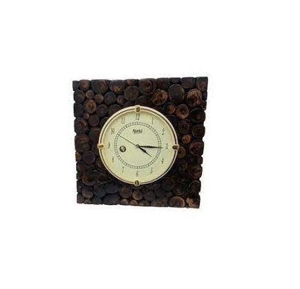 Antique wooden wall clock and handicraft best selling product Home Office Table Decor Wooden new design wall clock