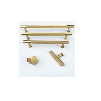 Home door and drawer brass knobs and pull handle for cabinet use brass shiny polished knobs and handle for sale