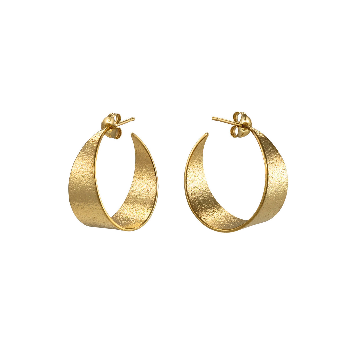 Wholesales Luxury Custom brass earring Designer Gold Plated Fashion Jewelry Hoops Stainless Steel With sale product