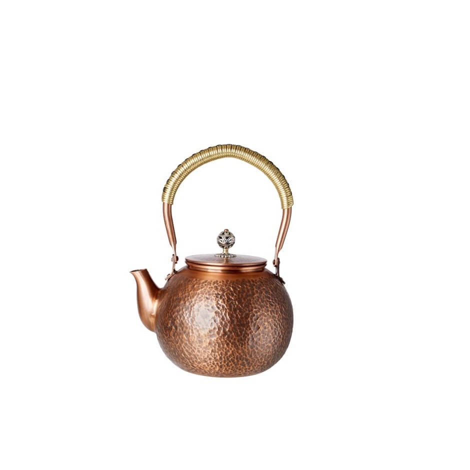 Latest design copper kettle for office and tableware copper tea serving kettle for customized size and sale