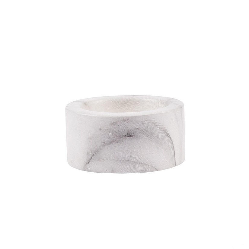 High quality marble candle tealight holder 100% Natural Marble Candle Holder Hexagon stone candle jars