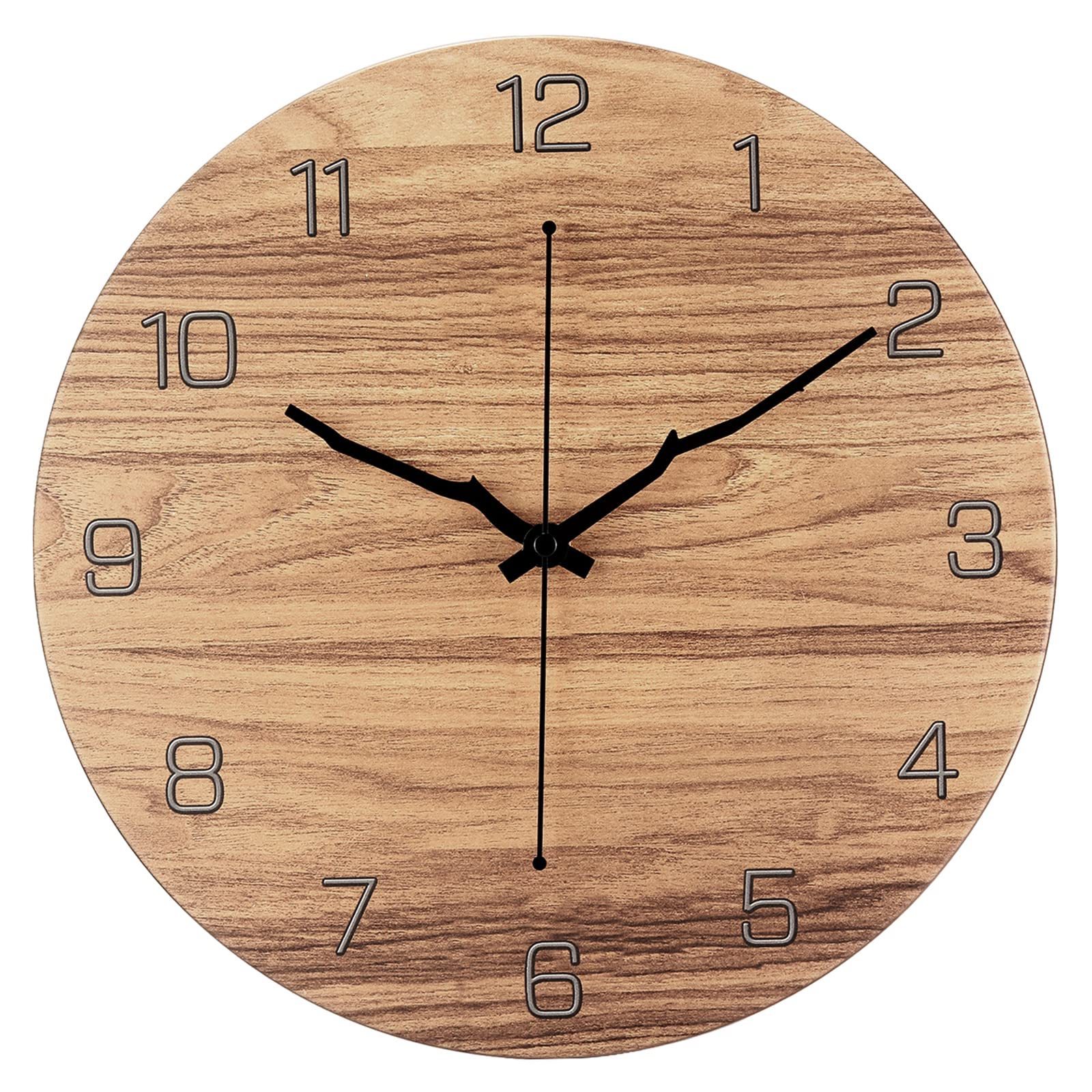 Antique wooden wall clock and handicraft best selling product Home Office Table Decor Wooden new design wall clock