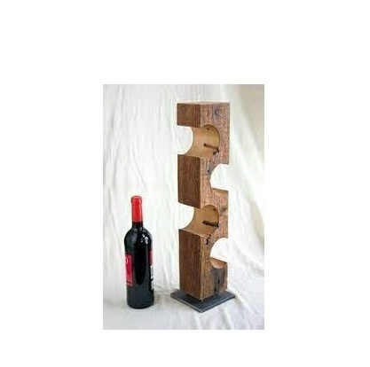 Wood Bar Bottles Wood Wall stand Wine Rack Decorative Home Bar Holds 5 Wine Bottles 4 Stemware Glasses Holder Rack