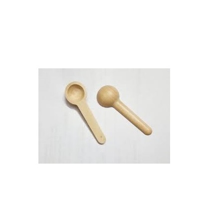 Best Quality wooden spoon and Beech Measuring Spoons Set Ground Coffee Scoop and dessert spoon at cheap price