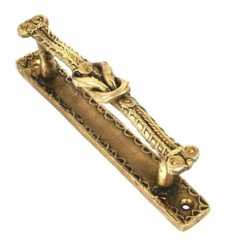 Premium Quality brass gold door handle modern front door golden handles customized size brass door handle