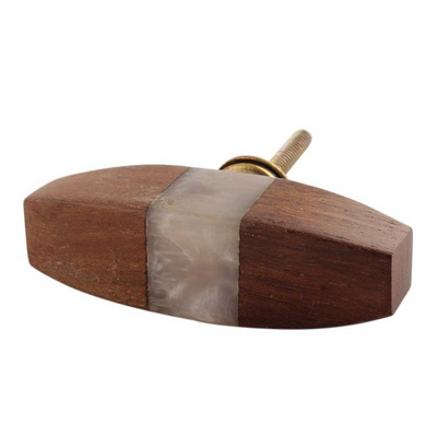 New look Wooden and Resin knob for handles Cabinet Drawer Knobs Drawer Pulls Handles and hot sale products