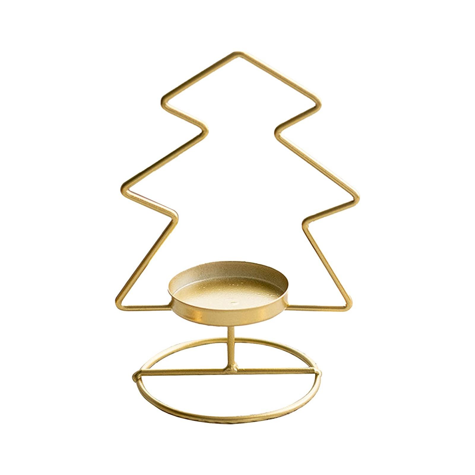 Best Quality Brass candle holder Christmas tree shaped style Wholesale Custom Decorative Candle Stick holder