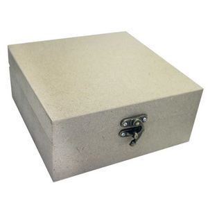 Factory Custom Handmade MDF Jewelry Box handicraft highest quality MDF jewelry box with lock wholesale