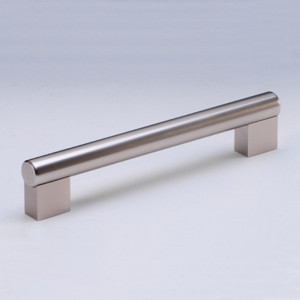 luxury Aluminum handle for cabinet wardrobe square shape furniture accessories Silver coating kitchen knobs handles