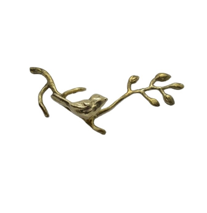 Luxury Door Handles attractive design tree stem and birds design latest brass door handle at cheap price