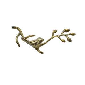 Luxury Door Handles attractive design tree stem and birds design latest brass door handle at cheap price