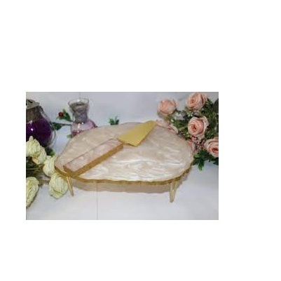 3 Tiers Wedding Cake Dessert Stand Epoxy Resin   Round Square Serving Tray  for Resin Craft Tools Hot sale