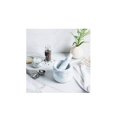 Marble Mortar and Pestle home kitchen gadgets herb spice crusher use Marble pepper grinder granite bowl