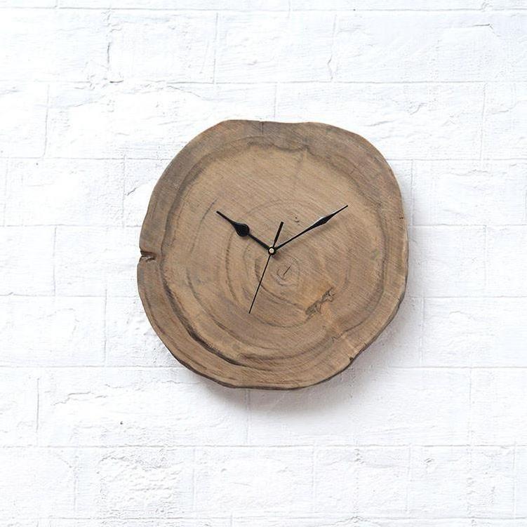 High quality wood clock square shape for living room wall decor wooden clock and customized size latest wood wall clock