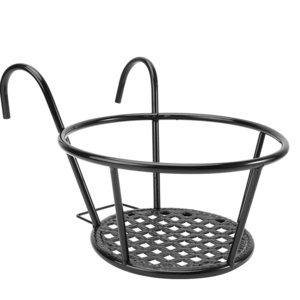 Hanging Flower Pots Metal Bucket Planter hanger stand for balcony and restaurant decorate item metal planter pot stand