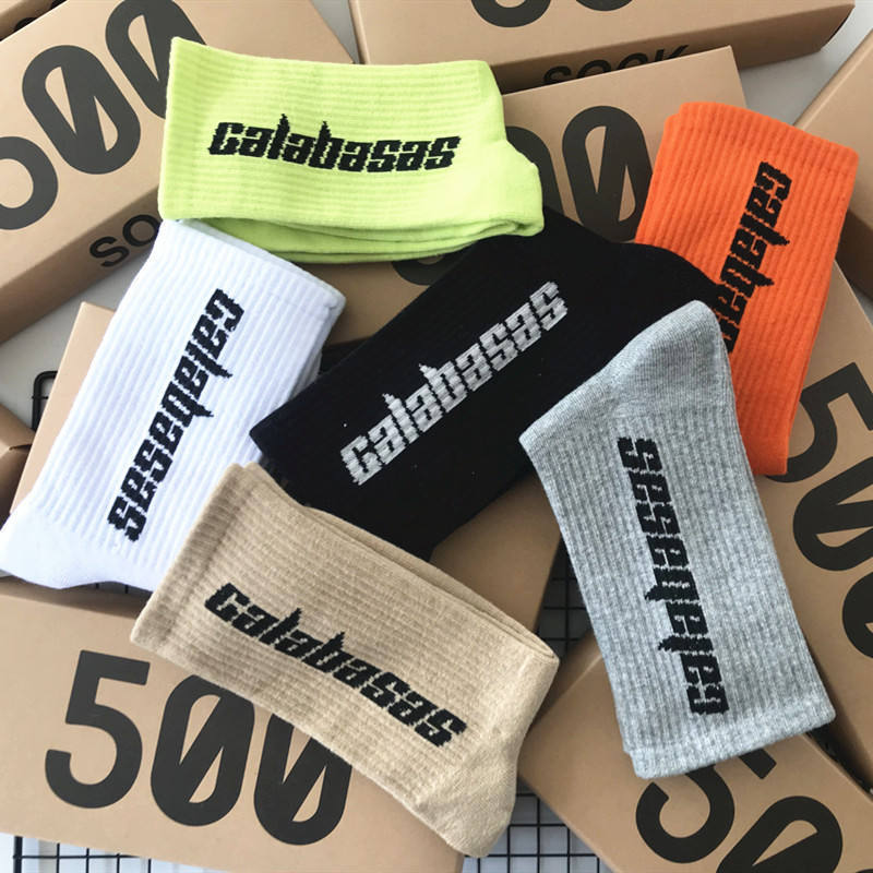 Wholesale Logo Custom Print Socks Calcetines Designer Cotton Cycling Sports Socks