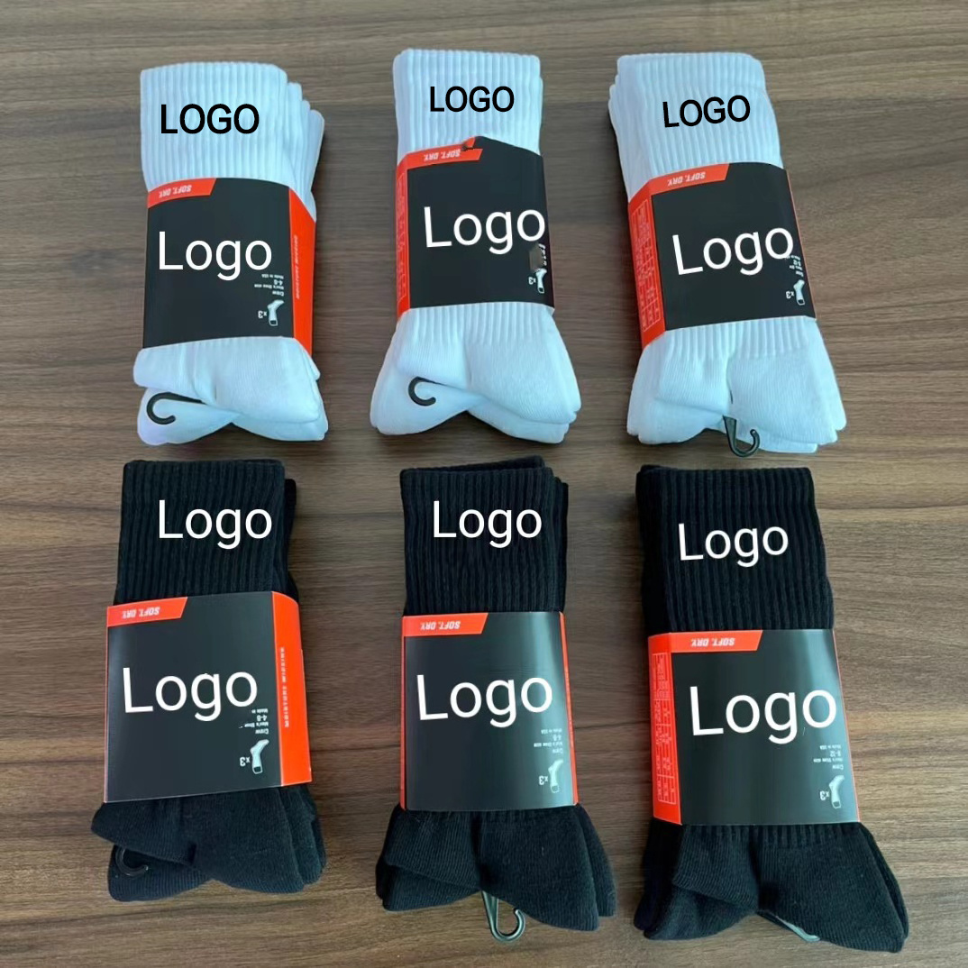 Free Quality Sample Wholesale Skate Crew Sports Embroidery Men Custom Logo Sport Socks Casual Socks