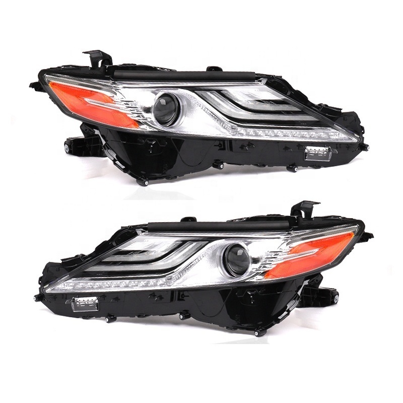 Good Quality Front Light High Performance Headlight For Toyota Camry 2018-2020 XLE XSE Headlamp US Version Angel Eyes Head Lamp