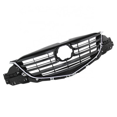 High Quality Chrome Front Bumper Middle Center Black CX - 5 Front Mesh Grille Vents Hood For MAZDA CX5 2013 2014 2015 2016 Grill