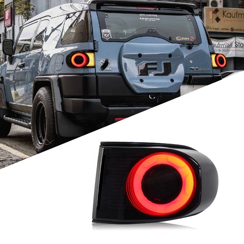 Suitable for Toyota 2007 - 2020 FJ Cool Road Ze taillight assembly modification for Ferrari style LED streamer turn signal