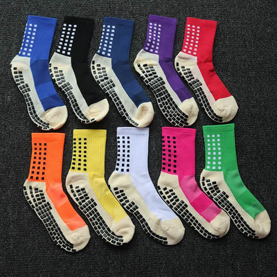 Wholesale Anti Slip Sock Non Slip Soccer Sport Football Sports Grip Socks For Men