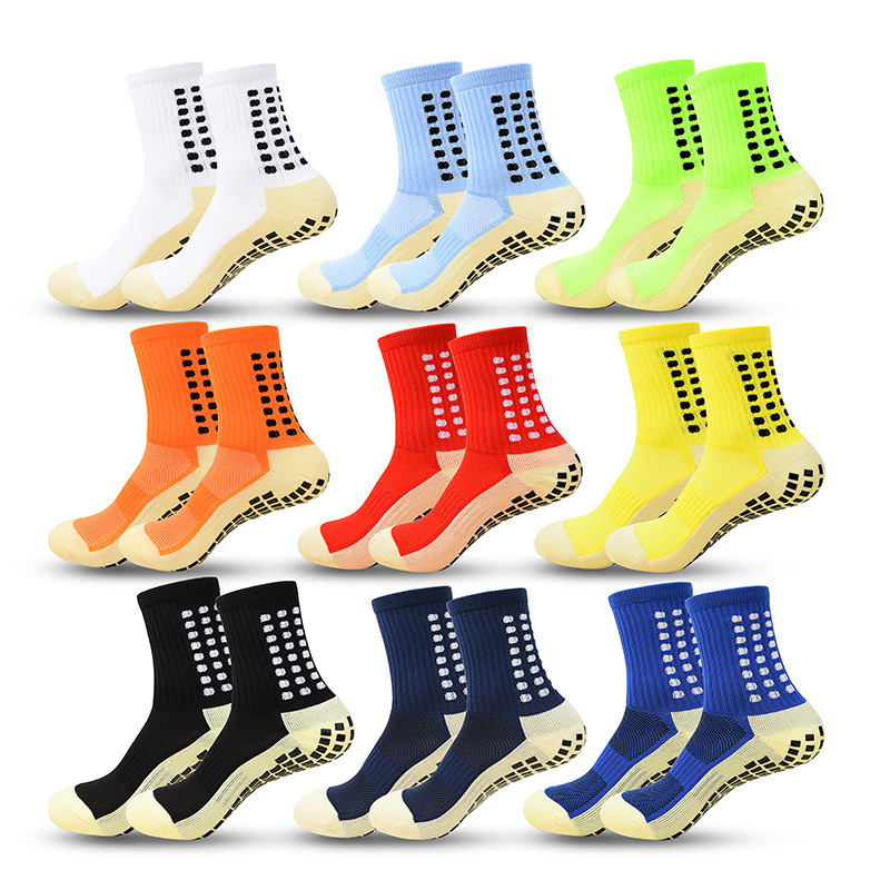 Wholesale Anti Slip Sock Non Slip Soccer Sport Football Sports Grip Socks For Men