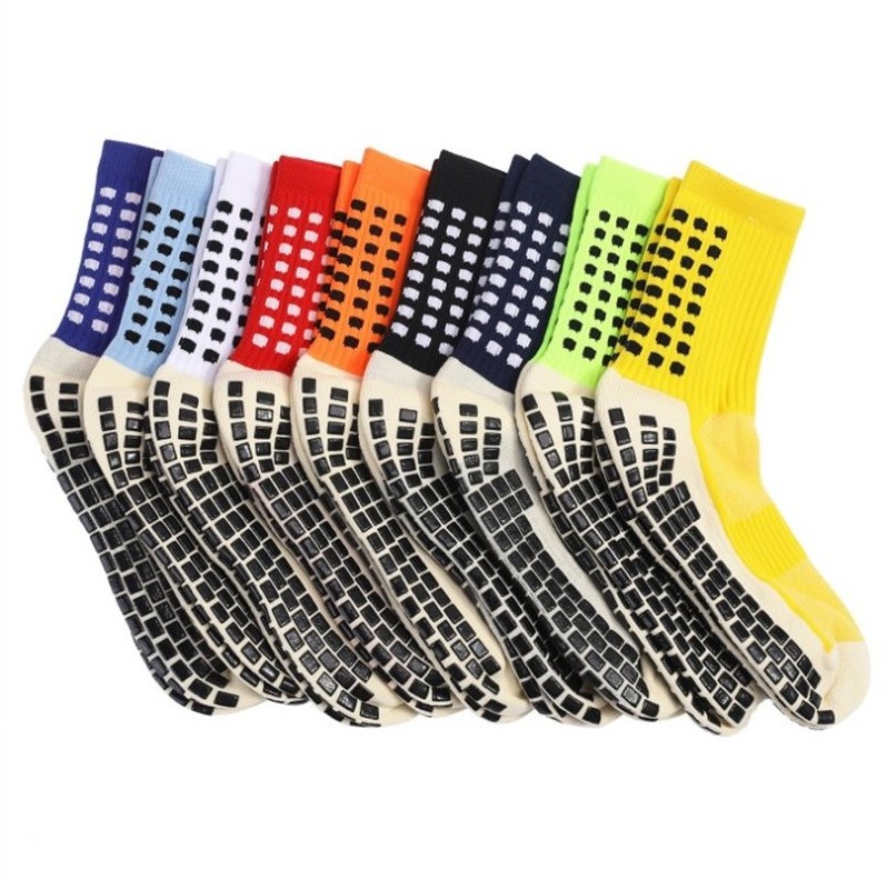 Wholesale Anti Slip Sock Non Slip Soccer Sport Football Sports Grip Socks For Men