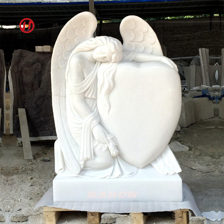 Weeping lady granite tombstone in stock