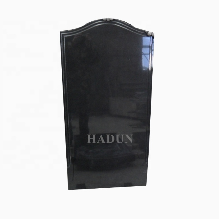 Hot sale black marble japanese tombstone monuments baby halloween tombstone prices black custom muslim tombstone headstone