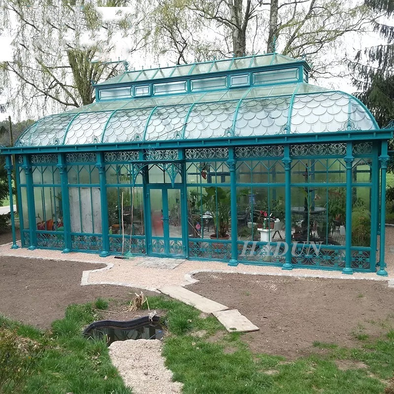 Flower house Modern garden wedding decorative greenhouse wrought iron gazebo for Sale