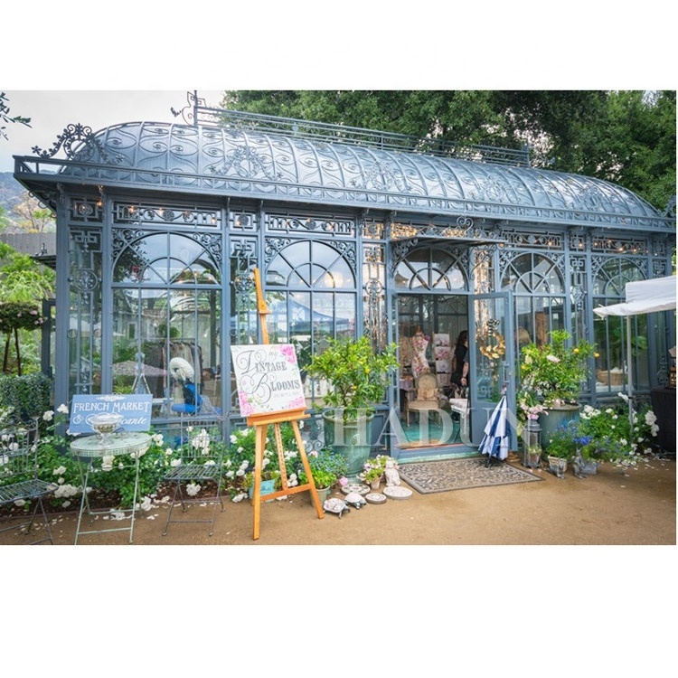 Strong wind resistant waterproof metal gazebo rectangular wrought iron gazebos