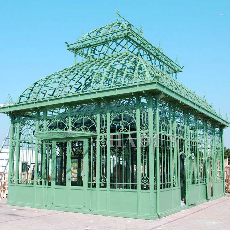 Outdoor Garden Large Outdoor GreenHouse Wrought Iron Gazebo