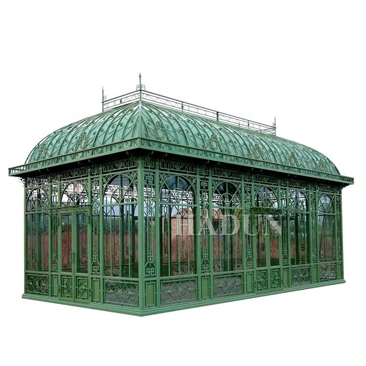 Outdoor Garden Large Outdoor GreenHouse Wrought Iron Gazebo