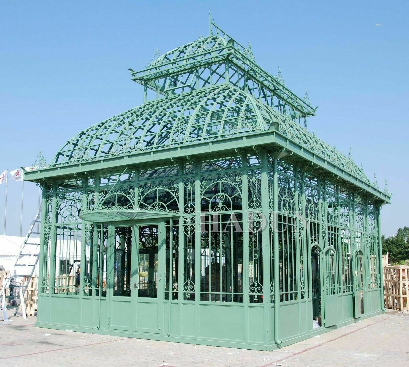 Hot Sale Multipurpose Modern Wrought Large Garden Iron gazebo