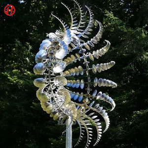 Wholesale Metal Perpetual Motion Kinetic Art Sculpture Large Garden Magic Stainless Steel Kinetic Wind Sculpture Outdoor