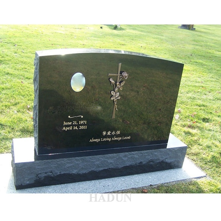 Customized angel hand carved statue monument headstone