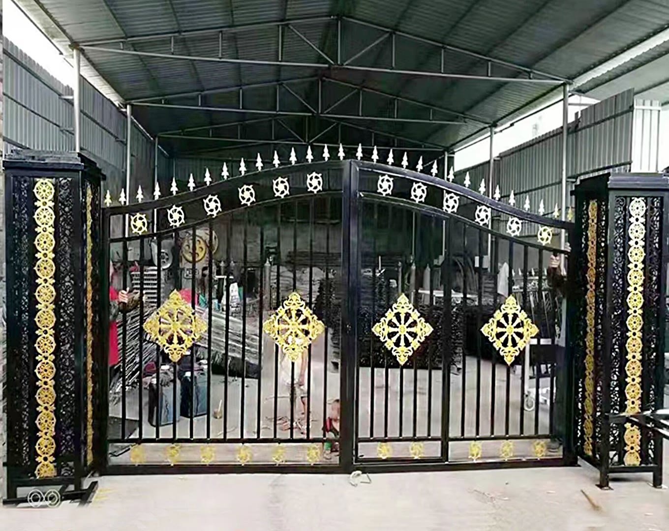 Modern House Wrought Iron Main Gates Designs Simple Gate Design