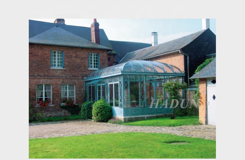 High Quality  used Garden forged iron greenhouses wrought iron gazebos for sale