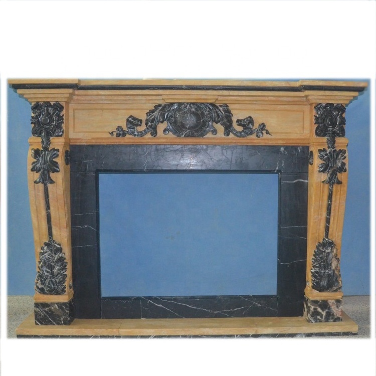 Antique stone Small marble surround fireplace molds